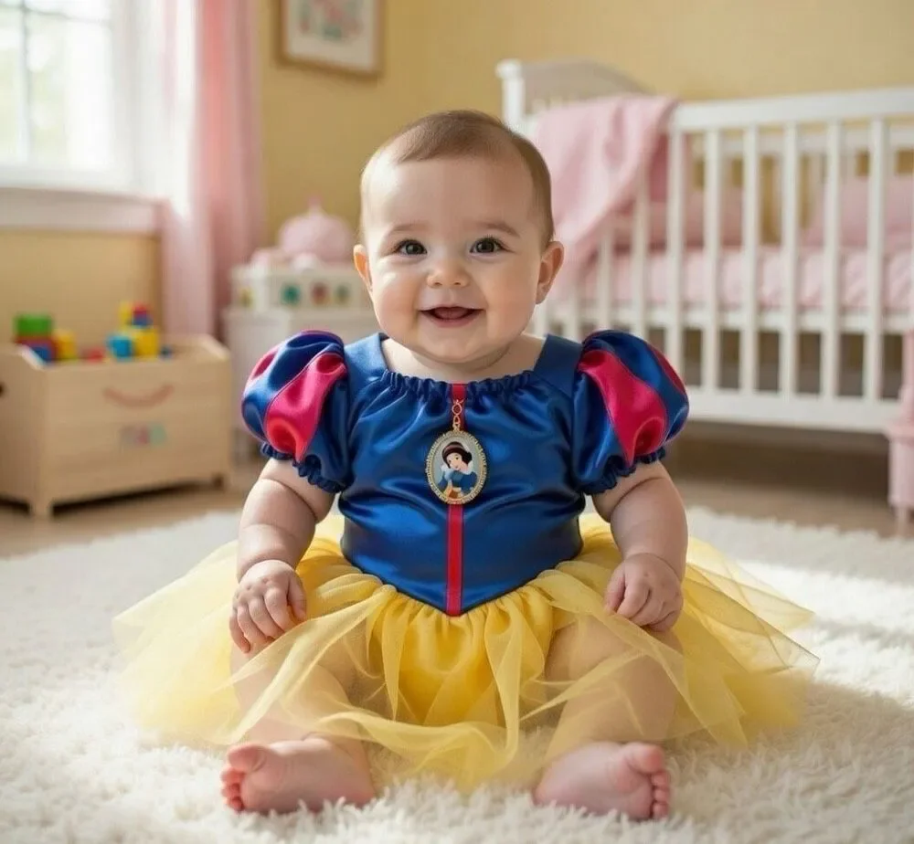 Disney Classics Snow White Baby Infant Halloween Costume Months Princess
